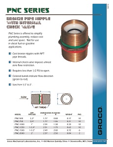 PNC Series Check Valve Flyer